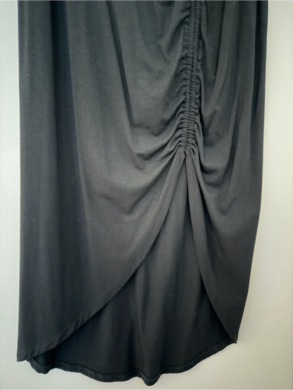 Veronica Beard Ari Ruched Drawstring High-Low Skirt Size Medium - Picture 4 of 6